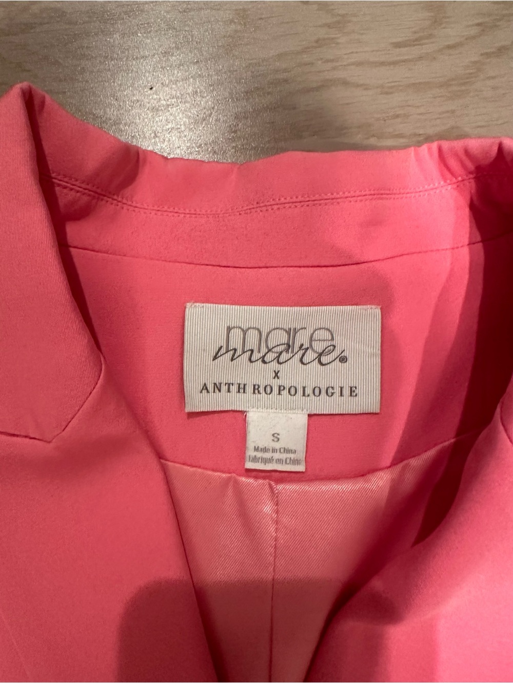 Mare Mare Sleeveless Double-Breasted Pink Mini Dress - Picture 3 of 4
